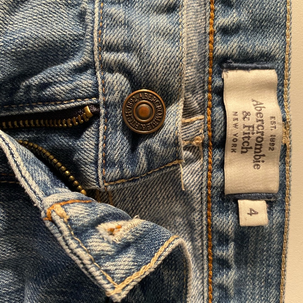 Short denim cutoffs - Abercrombie and Fitch